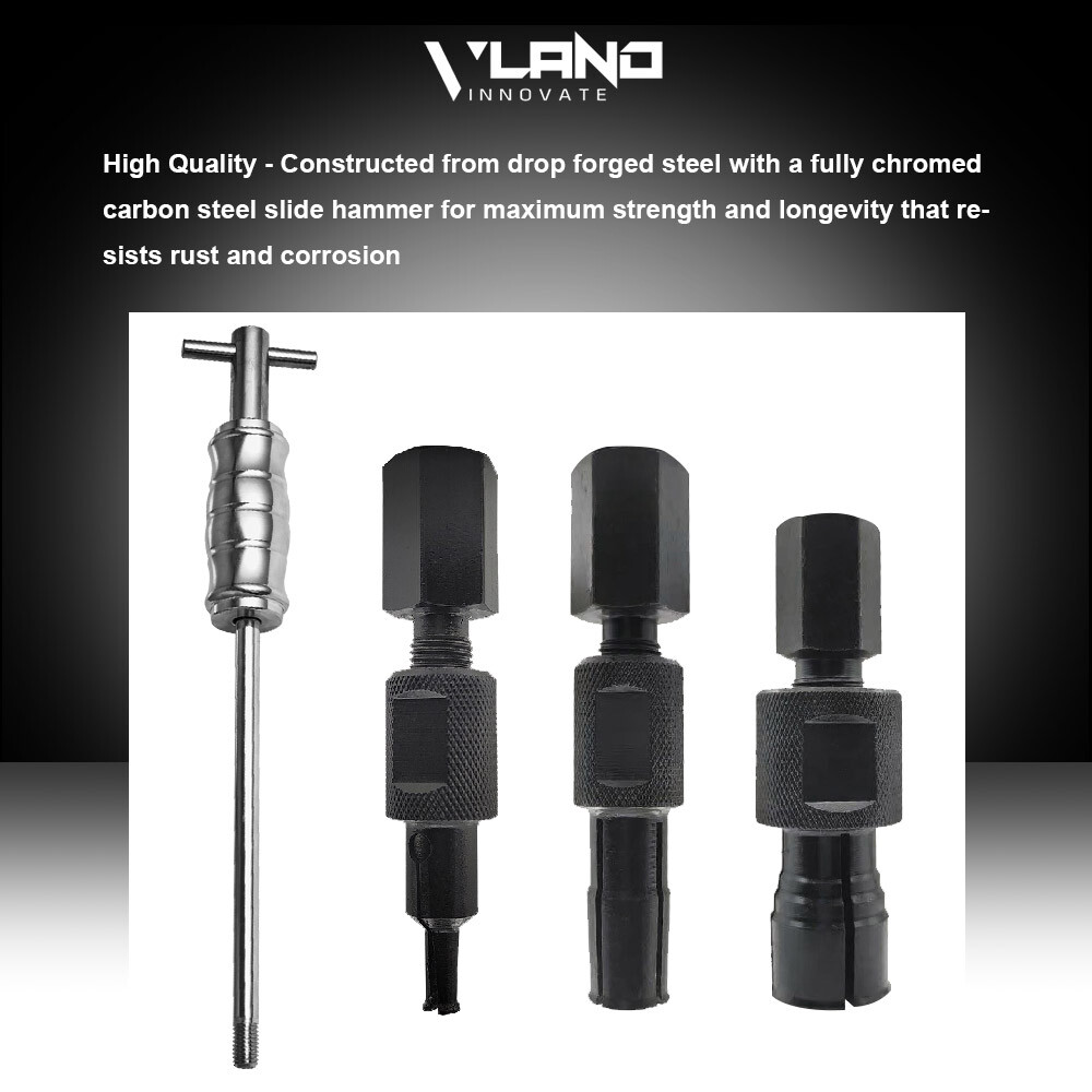 9pc Blind Hole Inner Bearing Puller Set Remover Slide Hammer Internal Kit 8-32mm