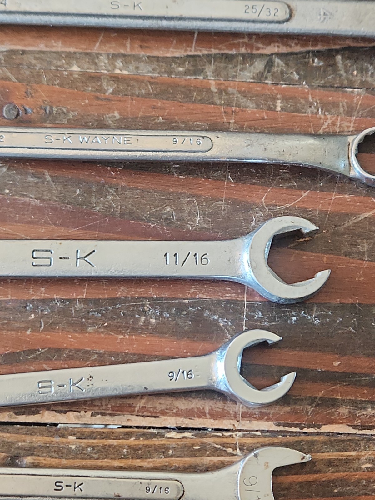Lot Of 14 SK-Wayne Ratches And Wrenches. Mostly Sk