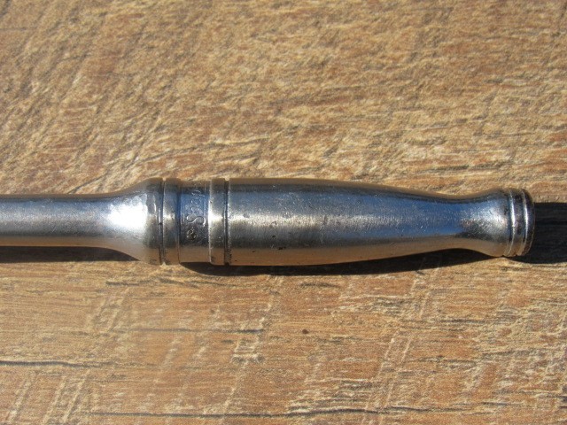 SNAP ON 3/8″ DRIVE F720 CHROME STANDARD HANDLE RATCHET UNDERLINE SILVER BADGE