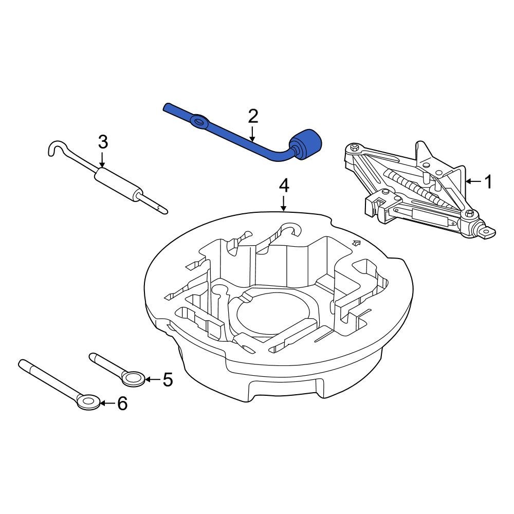 Kia 091313B010 Wheel Lug Wrench