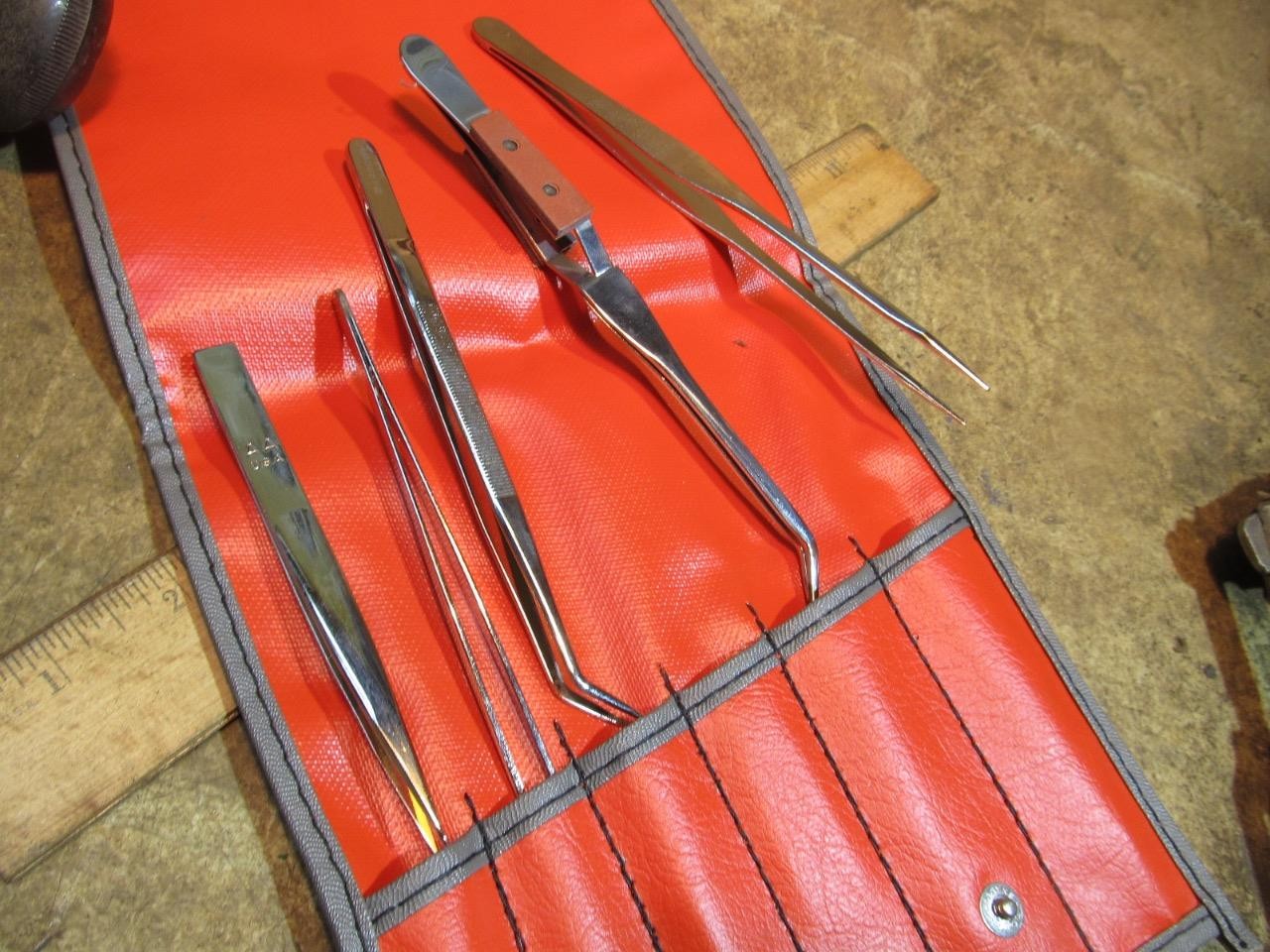 Snap On YA456 Electronics Tweezer Set Missing One