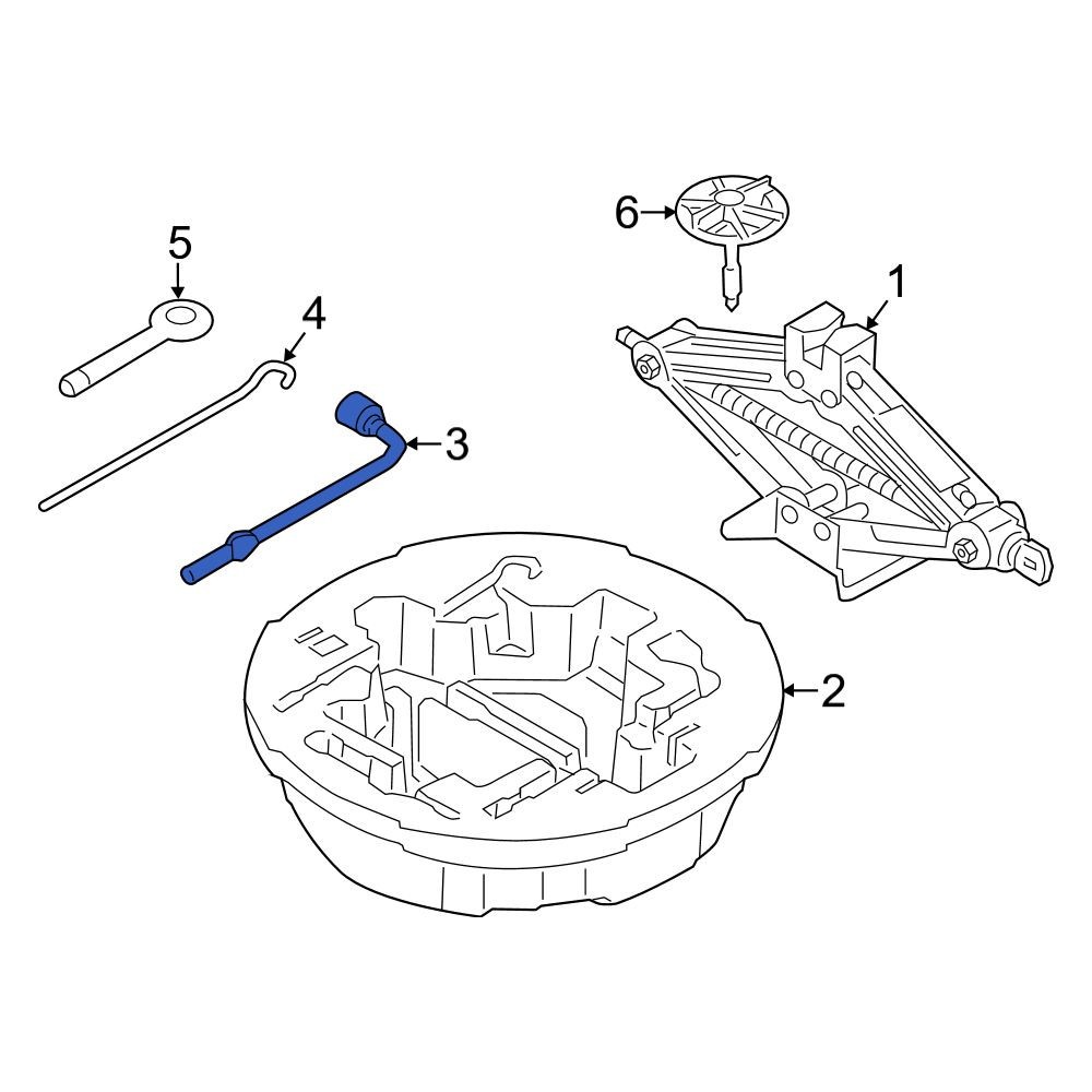 Kia 091313B010 Wheel Lug Wrench