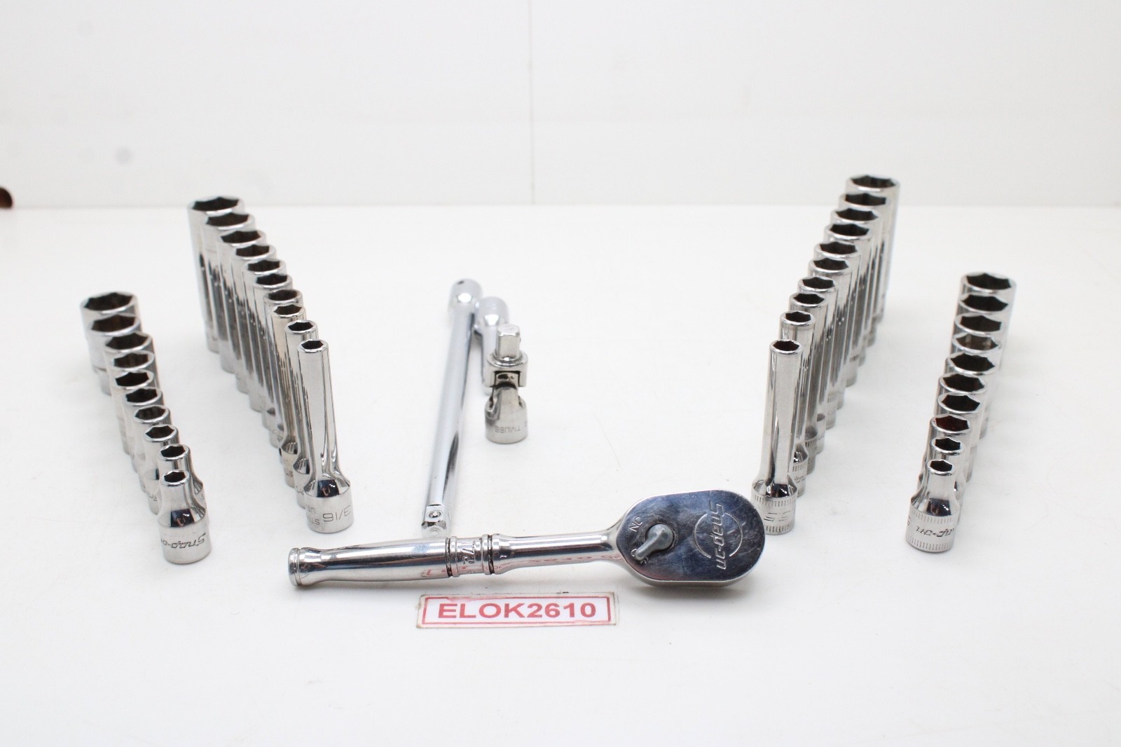 Snap-on 144TMPB 44 Piece 1/4″ Drive 6-Point Metric/ SAE General Service Set USA