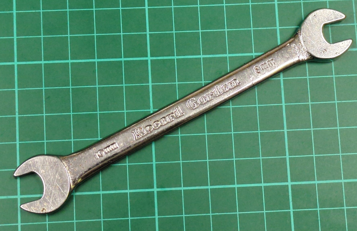 Vintage Record Gordon 8mm x 10mm Open Ended Spanner
