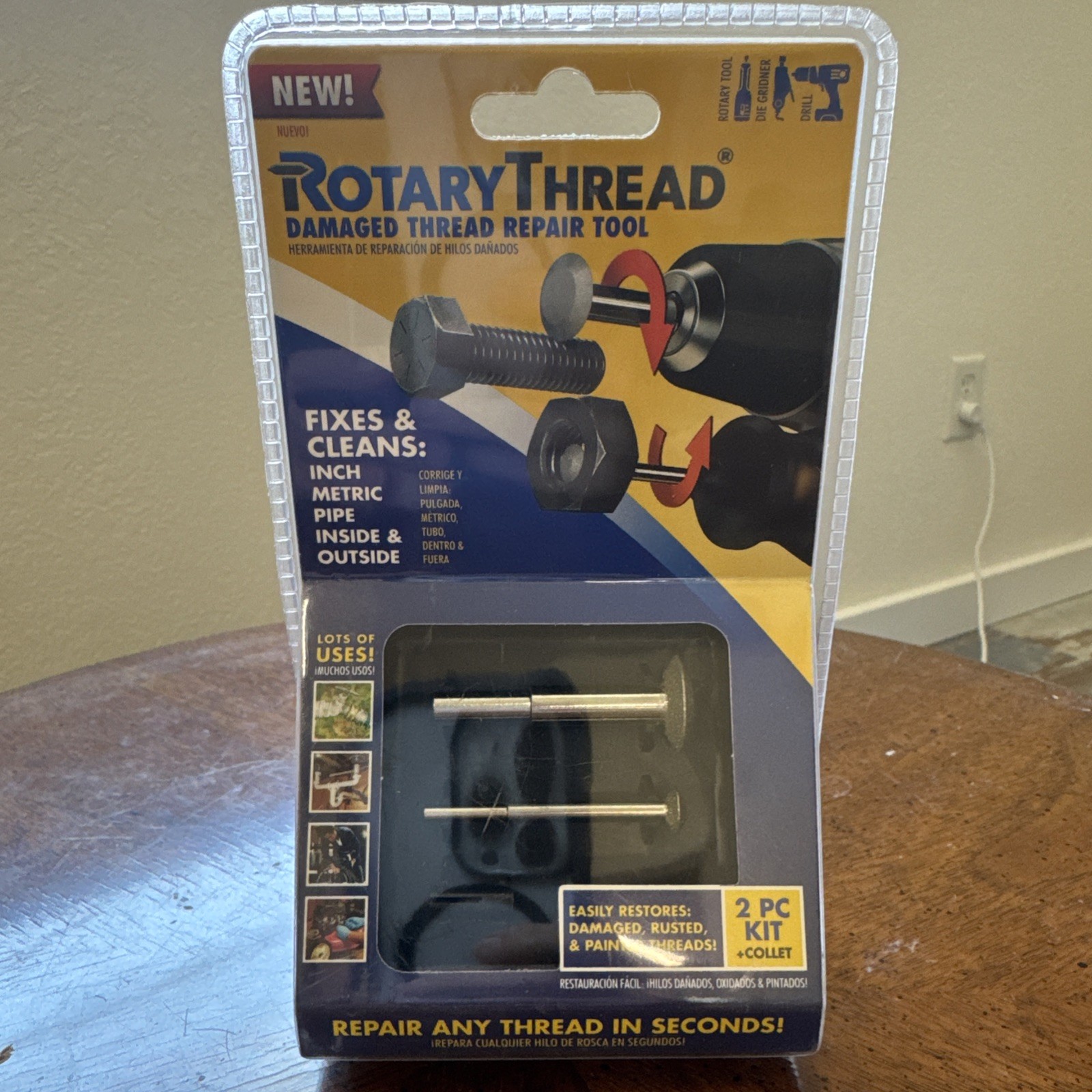 ROTARY THREAD Damaged Thread Repair Tool – Chase, Restore, Repair, and Clean FS