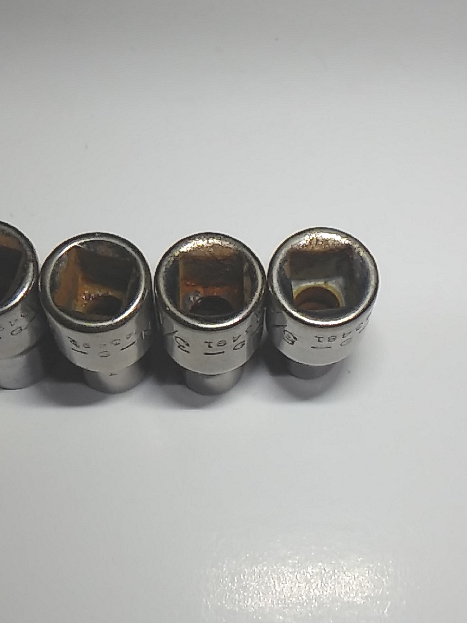 Craftsman 6pc 1/4″ Drive-G Series-Shallow SAE 6pt Socket Set Made In USA