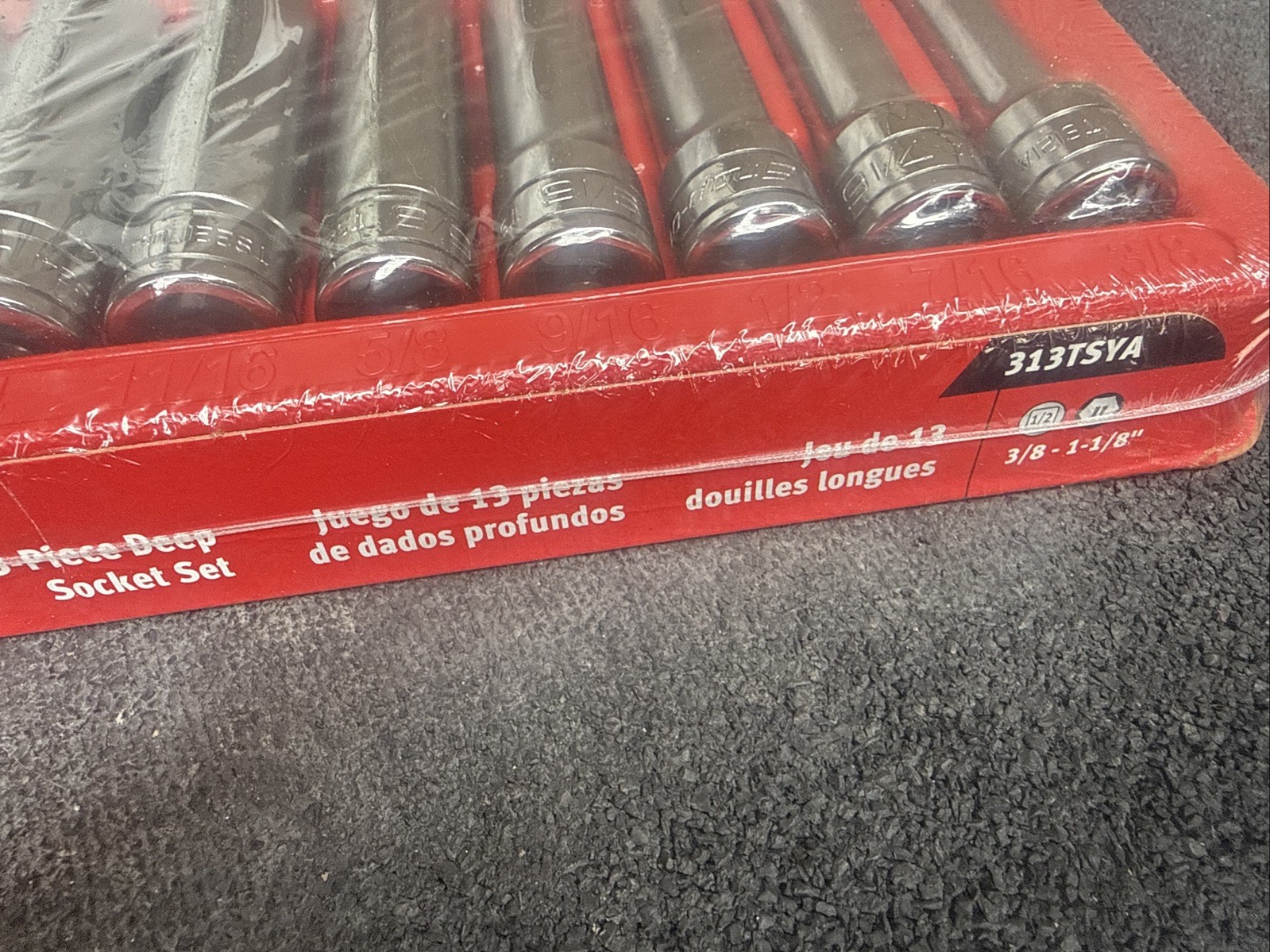 For Snap-on Tools 1/2″ drive 6-point DEEP socket SET 3/8″ thru 1 1/8″ 313TSYA