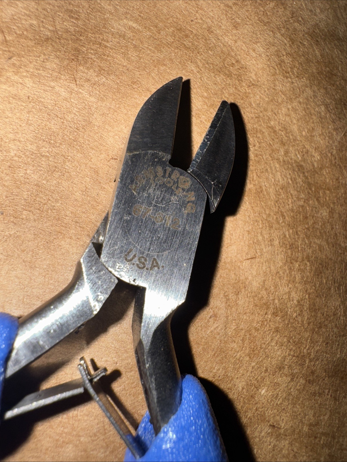 NOS Armstrong Tool USA Mini Blue CUSHION Diagonal Cutters Pliers ESD Safe 67-612