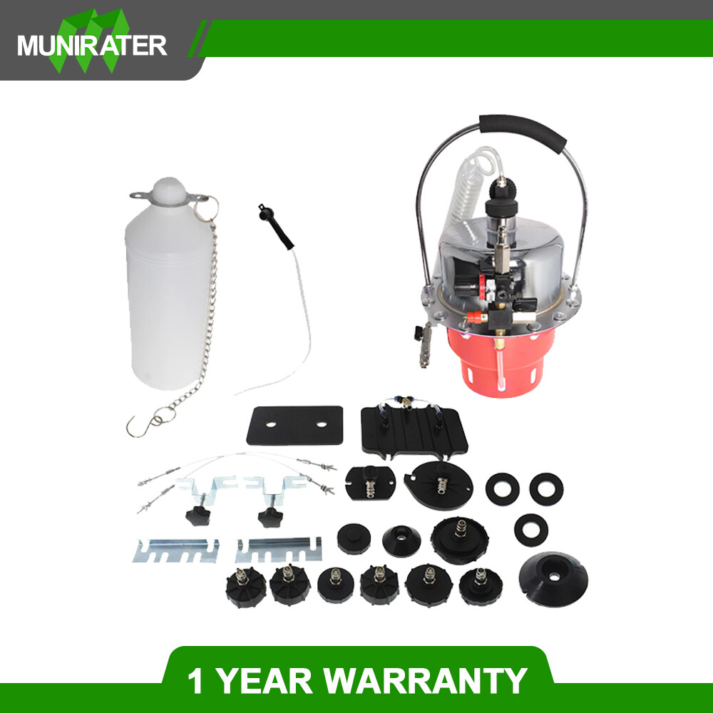 Portable Pneumatic Air Pressure Brake Kit and Clutch Bleeder Valve System Kit