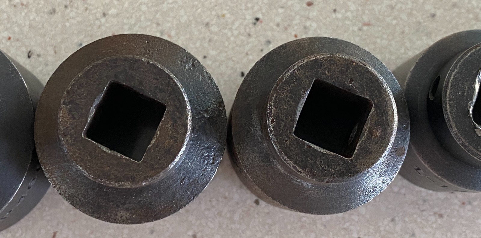 MAC Tools USA 6 Piece Lot 1/2″ Drive Short Impact Sockets 6 Point 7/8 -1 1/2″