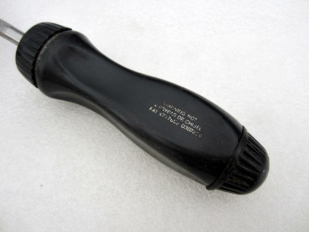 Snap-on Ratcheting Screwdriver & Bits SSDMR4A Black USA