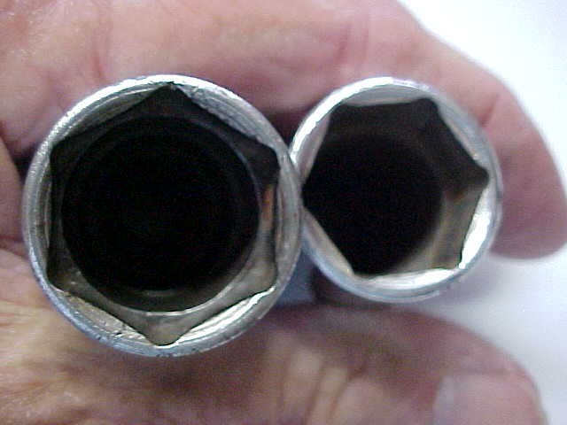 2 Snap-On Tools 3/8″ Drive Sockets SFS 241 3/4″ & S9704CFT Swivel 13/16″ USA