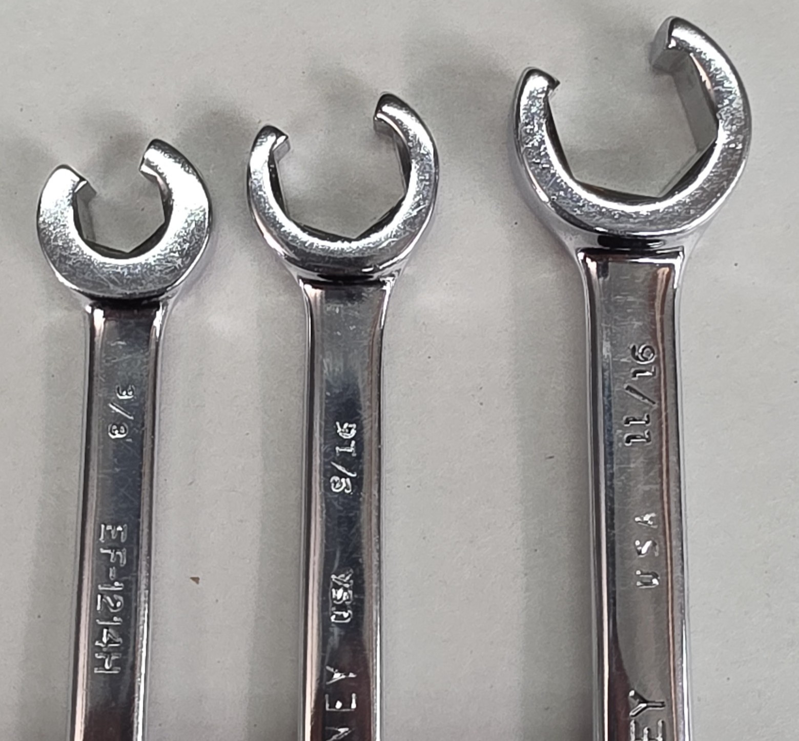 Bonney Tools 844-6358 3pc Flare Nut Wrench Set SAE 3/8-11/16 Dist. by JCPenney
