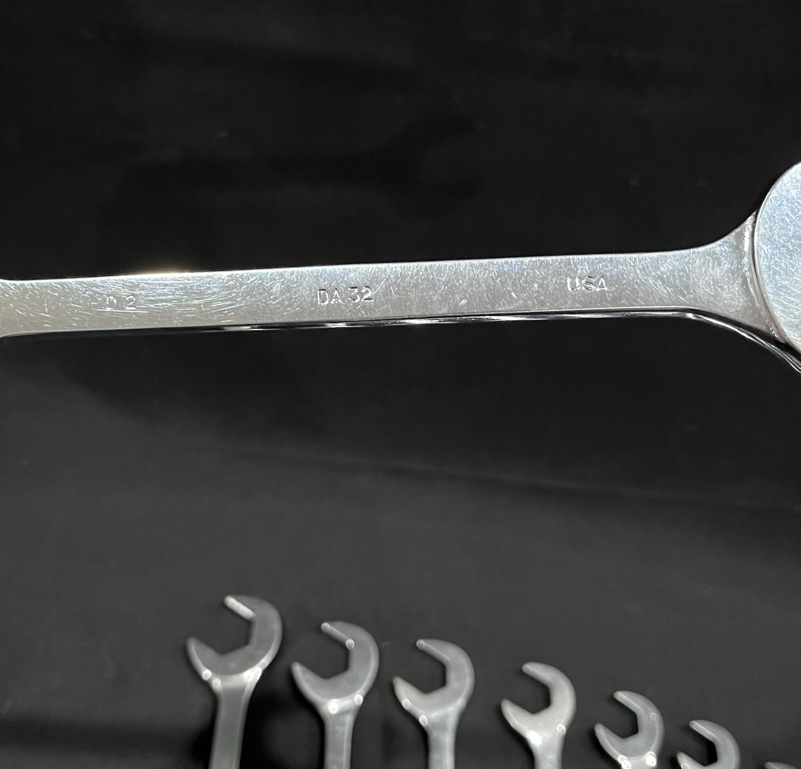 Mac Tools 11 Pc SAE 4-Way Angle Head Open End Wrench Set 5/16 – 1″ USA