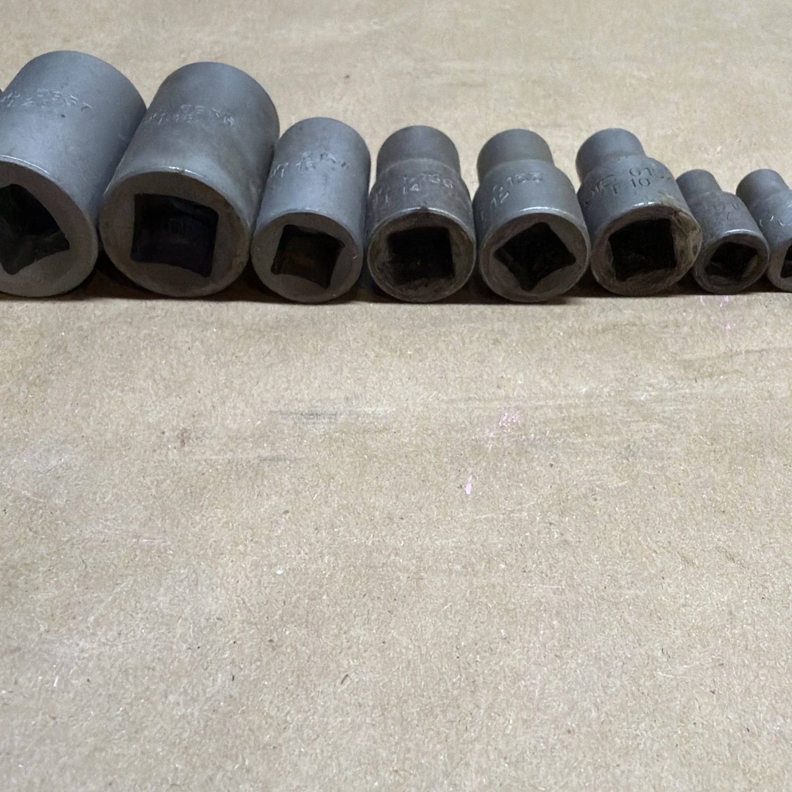 OTC External Torx Bit Sockets Lot of 11 (24,22,20,18,16,14,12,10,7,6,4) Used