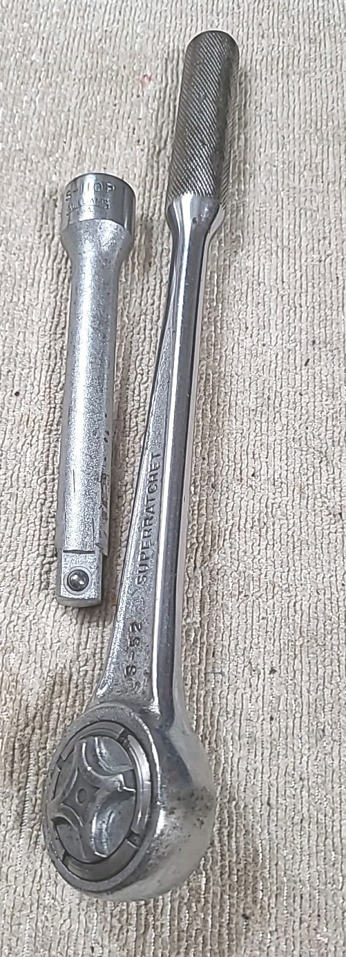 J.H. Williams S-52 SuperRatchet 1/2″ Drive Ratchet & S-110P USA MADE TOOLS.