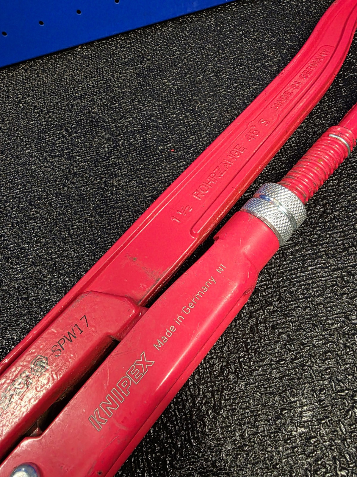 Matco Knipex SPW17 Red 17″ Swedish Pipe Wrench S-SHAPED Germany