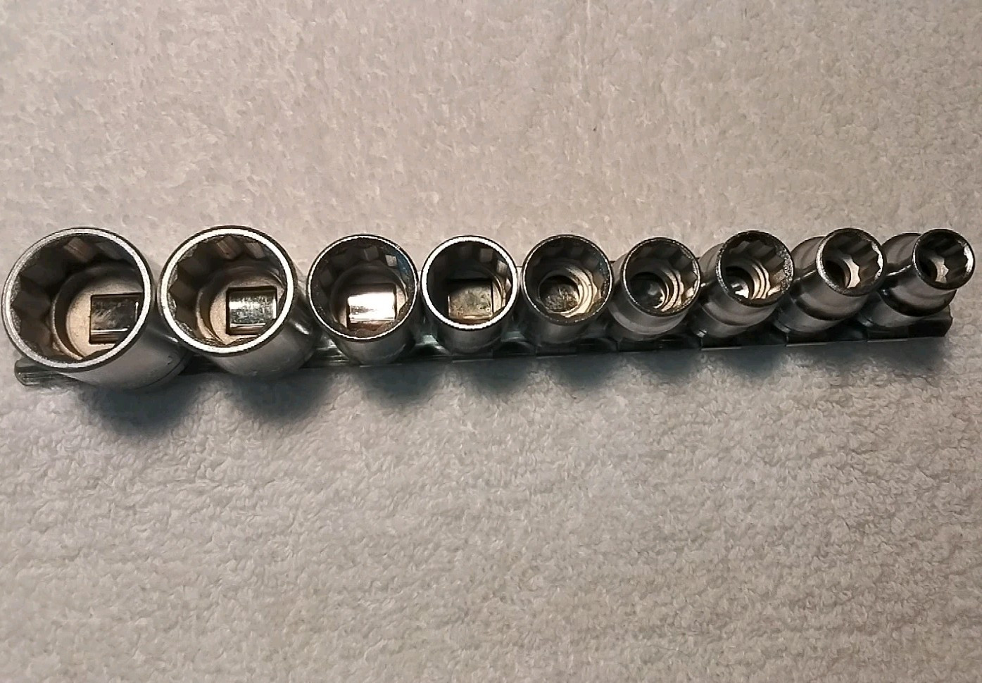 9pc HERBRAND 3/8″ DRIVE 12PT SOCKET SET METRIC USA 🇺🇸