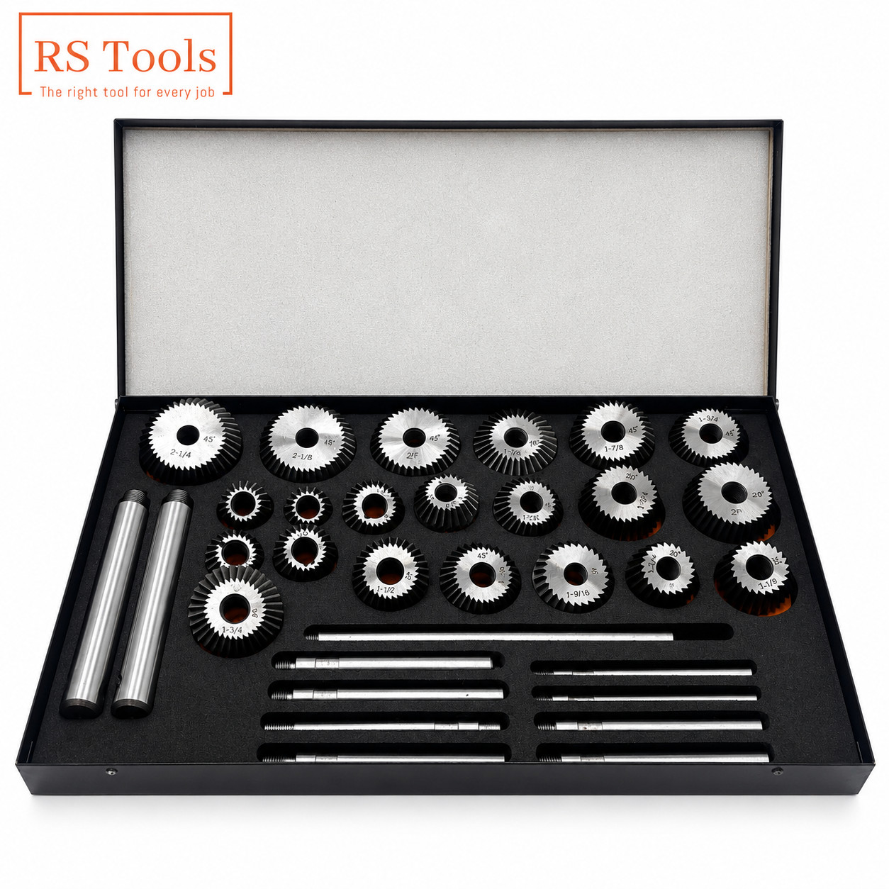 New Valve Seat & Face Cutter Set 21 Pcs Set For Vintage Cars & Bikes USA RSTOOLS