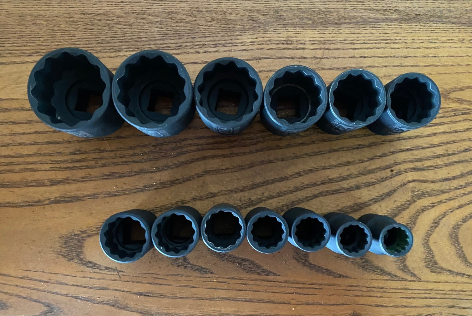 TEKTON 1/2 Inch Drive 12-Point Metric Impact Socket Set, 13-Piece (12-32 mm)