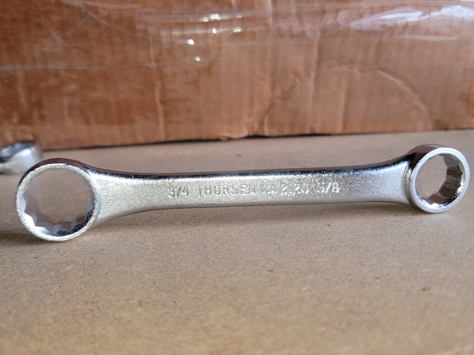 NEW THORSEN 3/4 5/8 BOX END WRENCH CLOSE 3gb