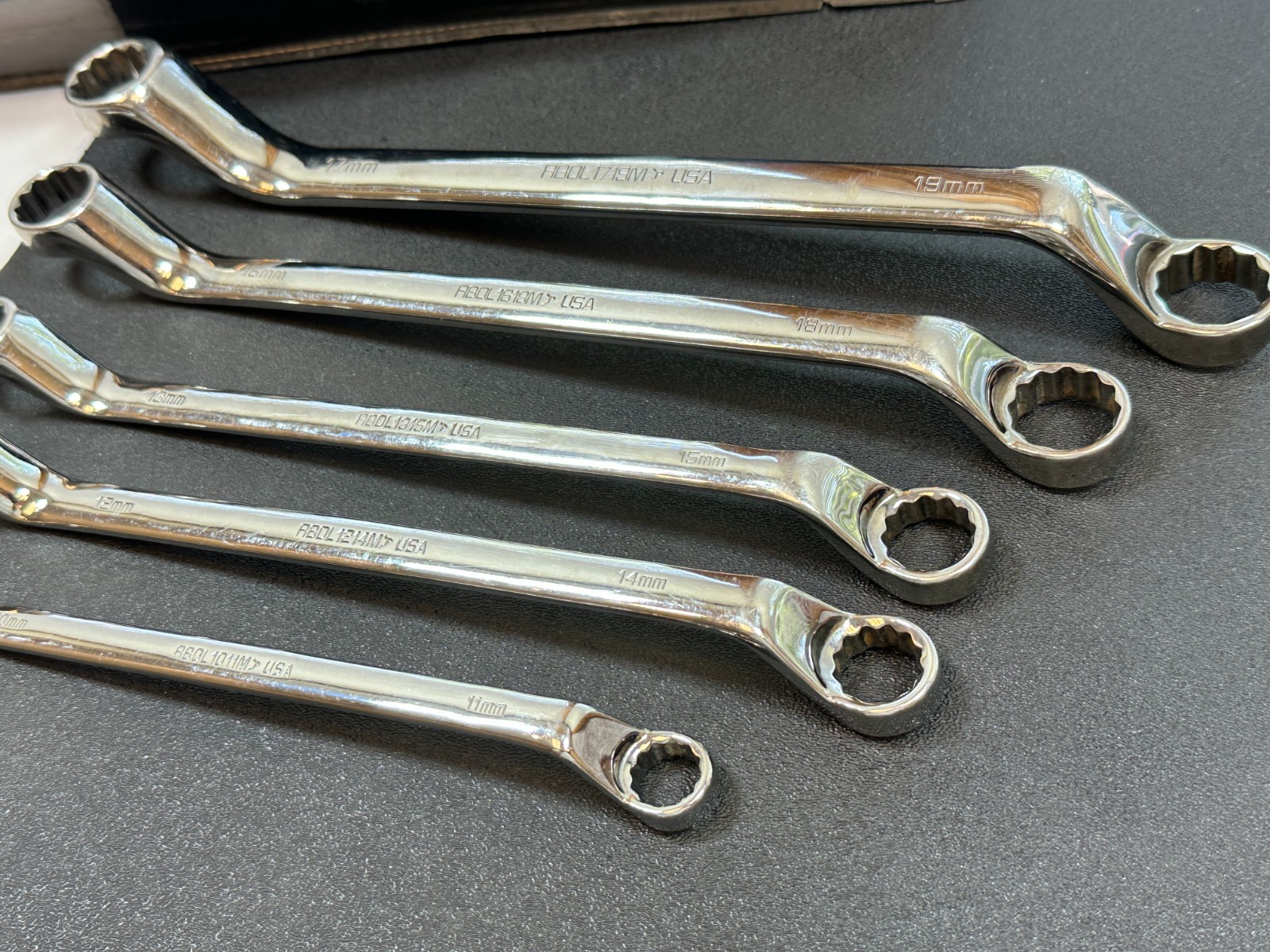🇺🇸 Matco Tools USA SRBLM5T 5pc Offset Double Box METRIC 10mm-19mm Wrench Set