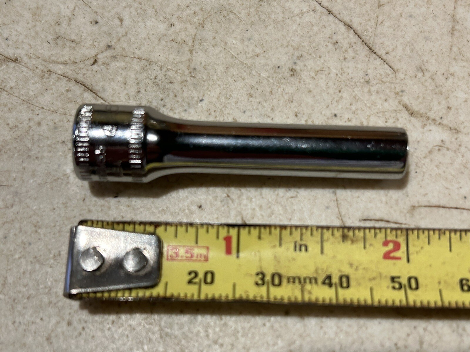 Snap On 5.5mm 1/4″ Drive 6 Point Deep Chrome Socket STMM5.5