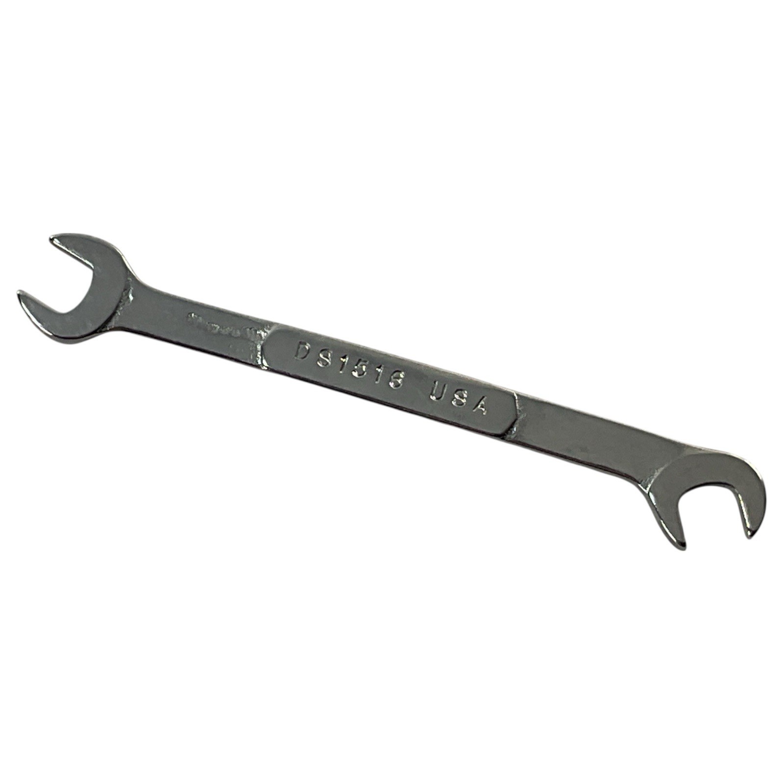 Snap-on Ignition Open End Wrench 15/64″ x 1/4″ SAE Angled DS1516 Chrome USA Made