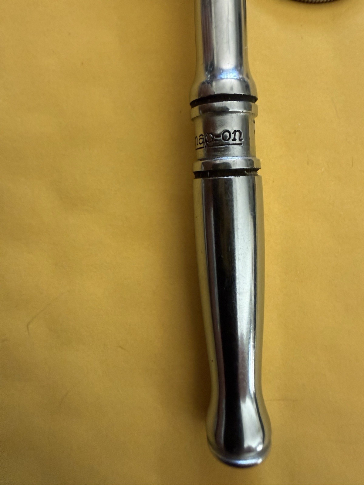 Snap On 1/4″ Ratchet TM 70 B and 5/16” Socket TMD 10. Nice Tool w/Chrome. USA