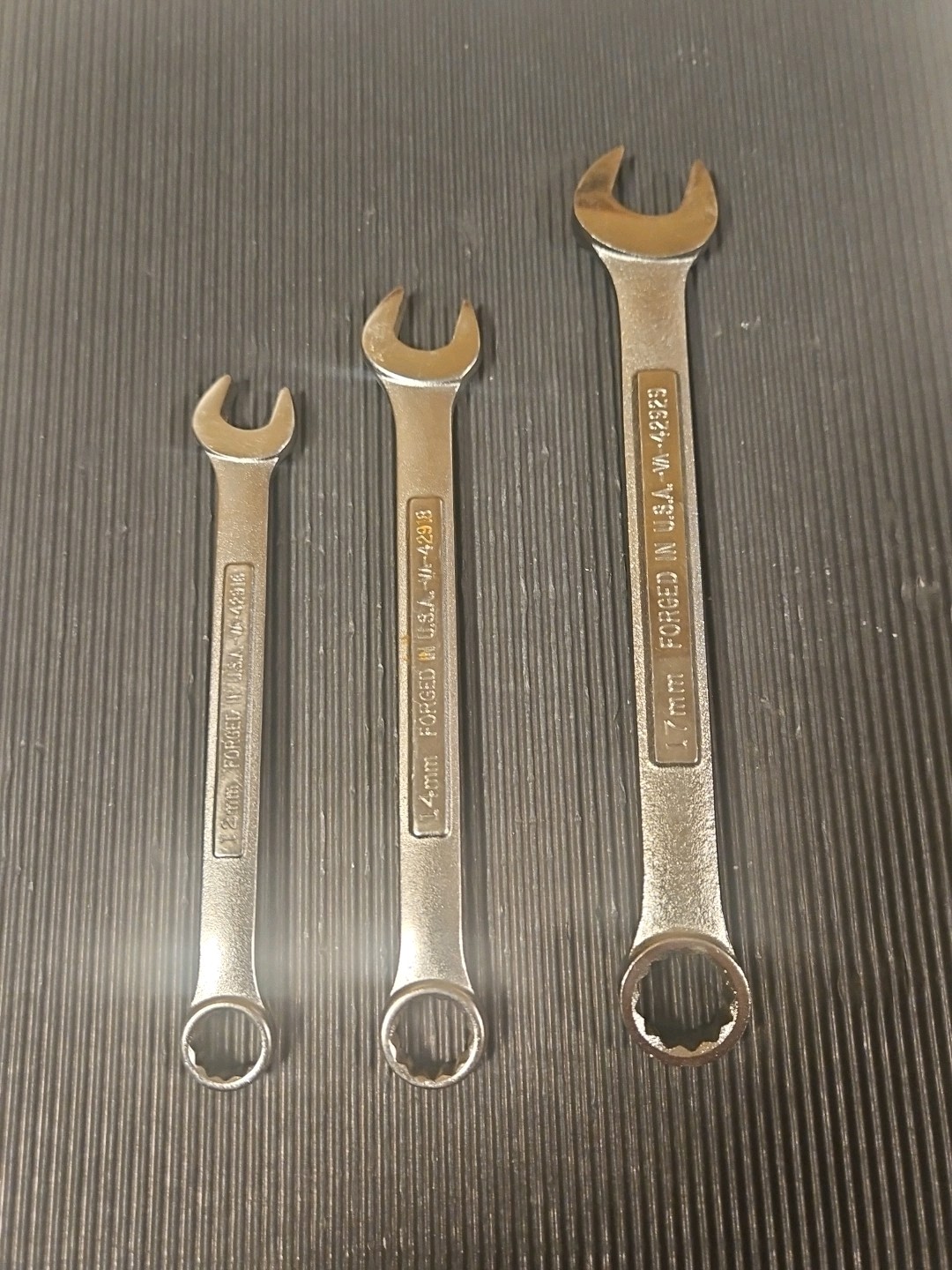 VTG Craftsman 17mm 14mm 12mm 12 point Combination Wrenches VA 42929 42916 42918