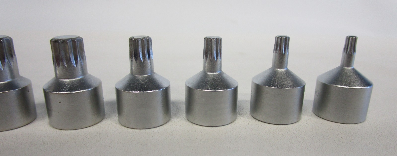 Blue Point BLPXZNM389 9pc 3/8″ Drive Triple Square Bit Stubby Socket Driver Set