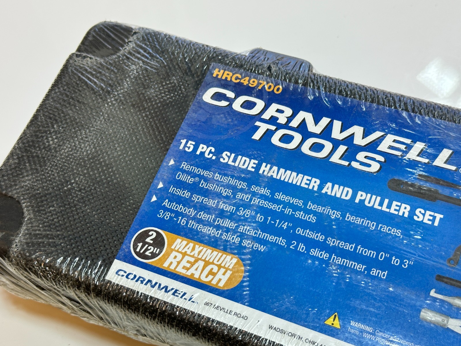 NEW Cornwell Tools HRC49700 15pc Slide Hammer & Puller Set