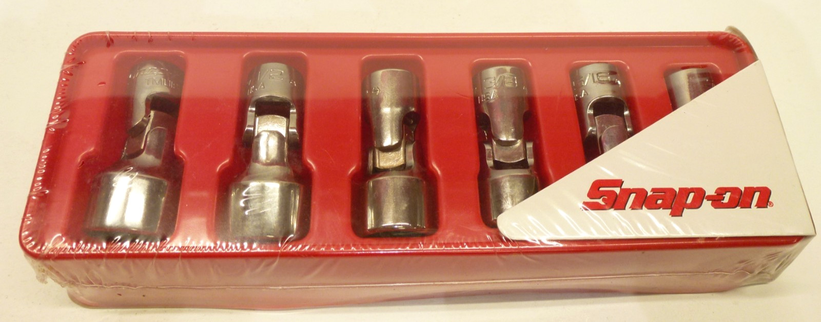 SNAP-ON 106TMUA ¼” DRIVE 6-PIECE 12 POINT SAE SWIVEL SOCKET SET NEW