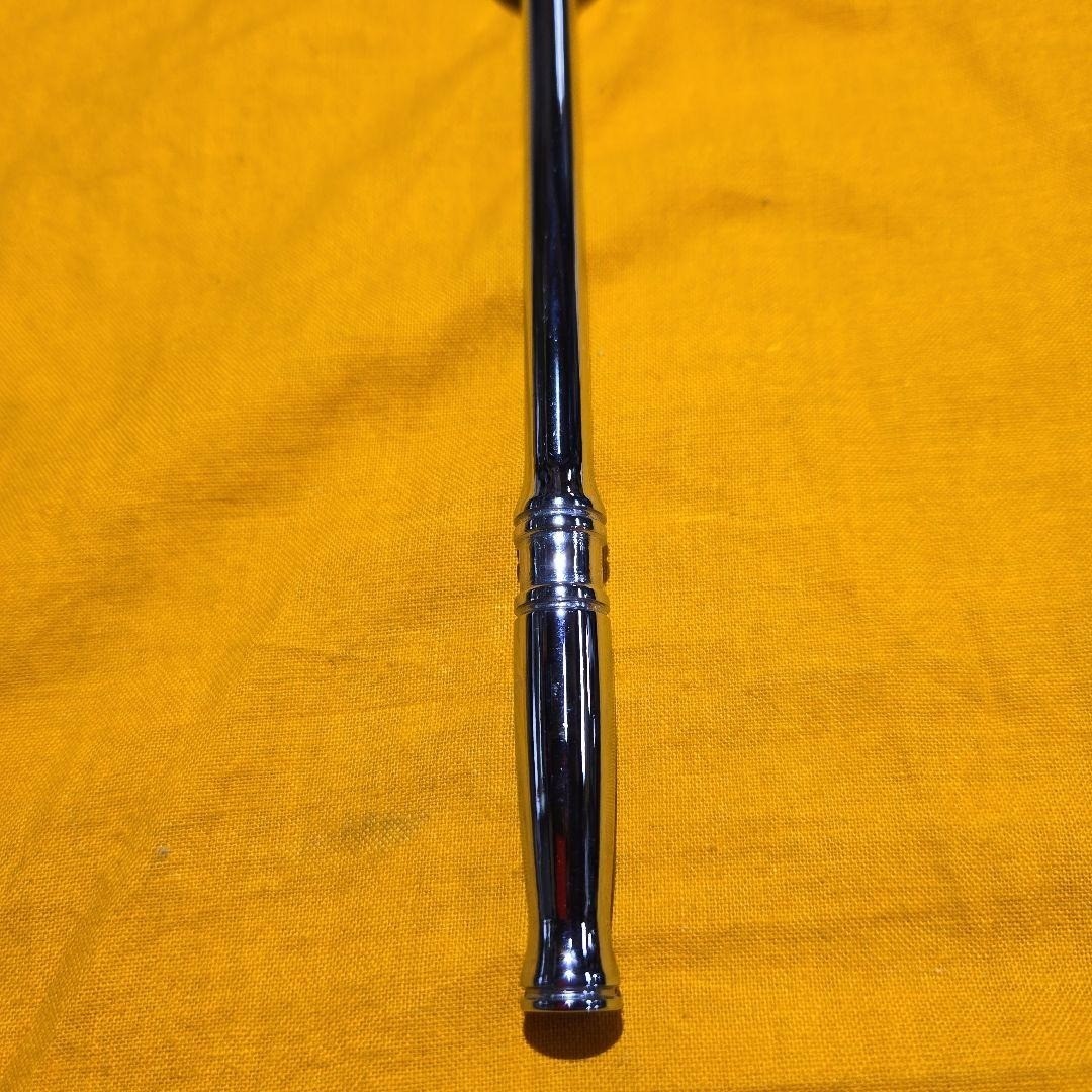 Snap-on TL72 1/4″ Drive Chrome Long Handle Ratchet sold as is