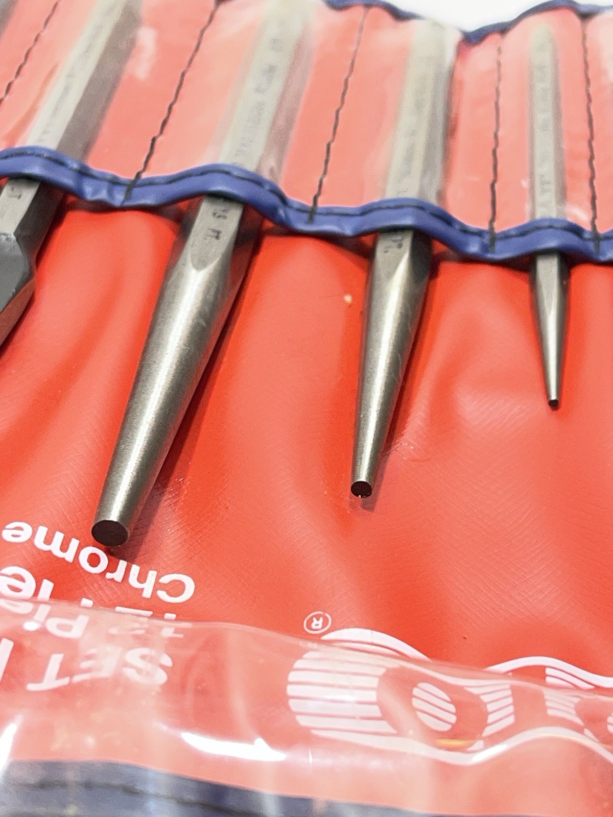 NEW Proto Professional 12pc Punch & Chisel Set No. 2 w/Pouch (MADE USA)
