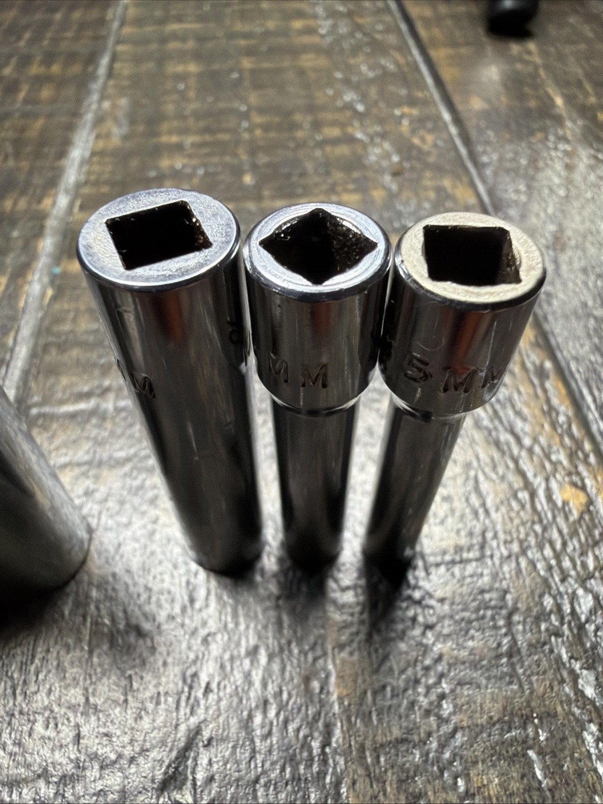 Mac Tools MD6 Lot Of 7 Metric Deep Sockets 5,6,9,11,12,13,14mm 1/4″ Drive