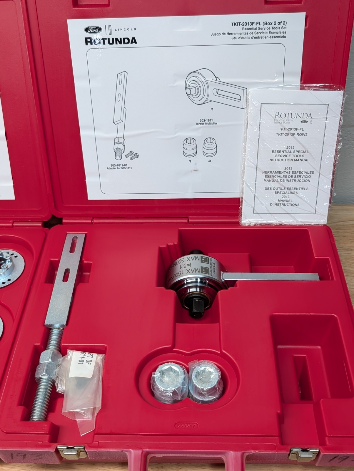 Ford Rotunda TKIT-2013F-FL Tool Set Kit Complete Set Box 1 & 2 , 1.0L Fiesta