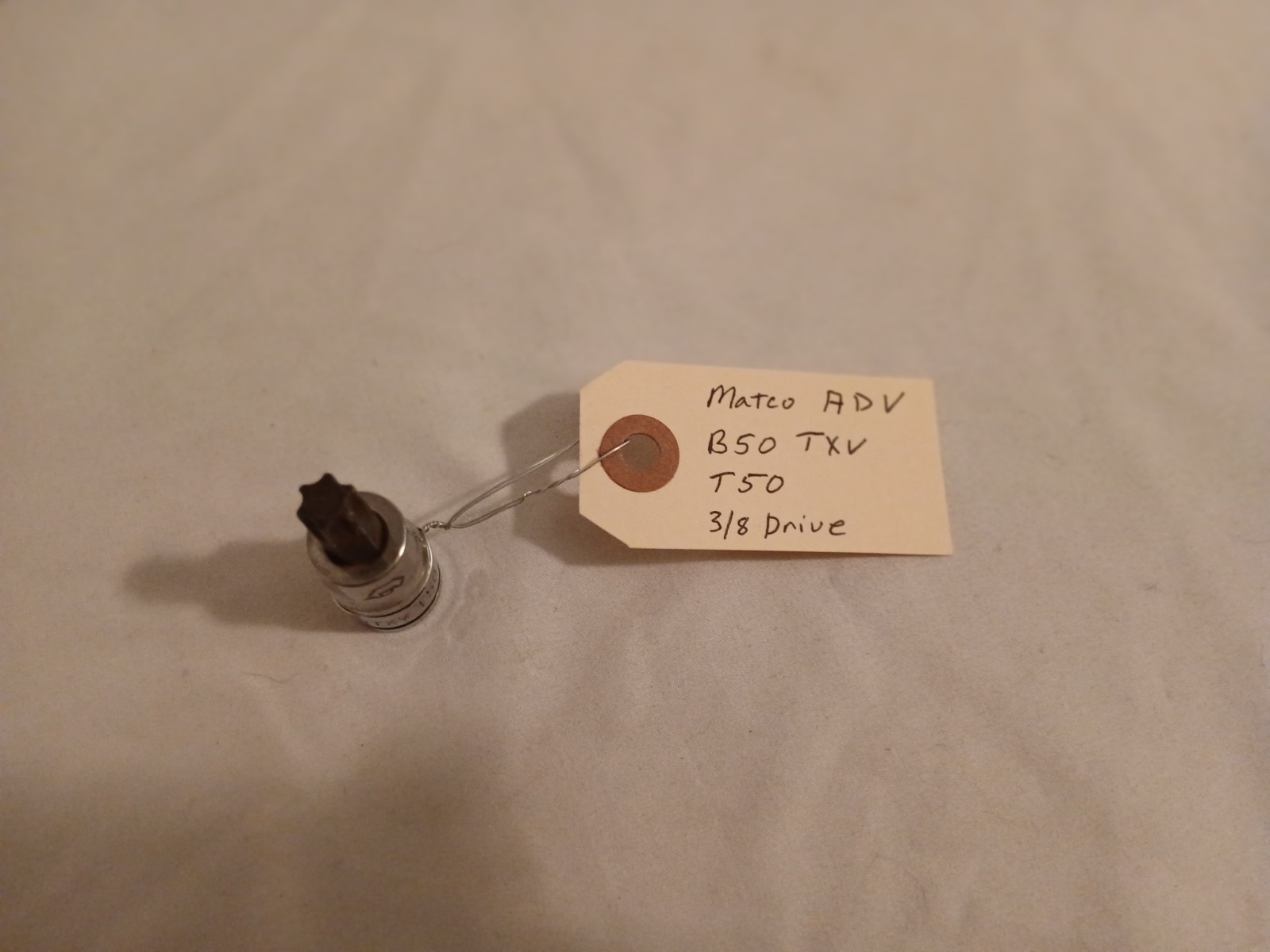 Matco ADV torx socket bit B50TXV, T50, 3/8 drive