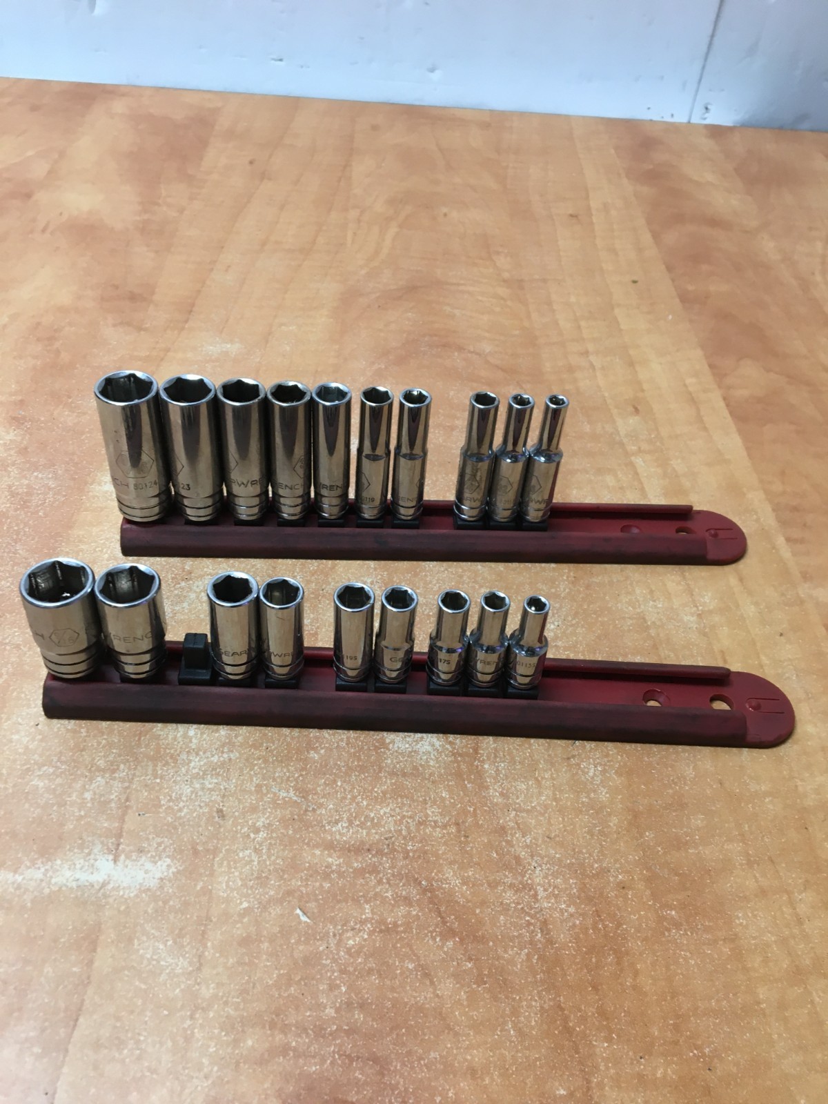 Gearwrench 6 Point 19pc Socket Set 1/4″ Drive SAE DEEP & SEMI 3/16 to 9/16