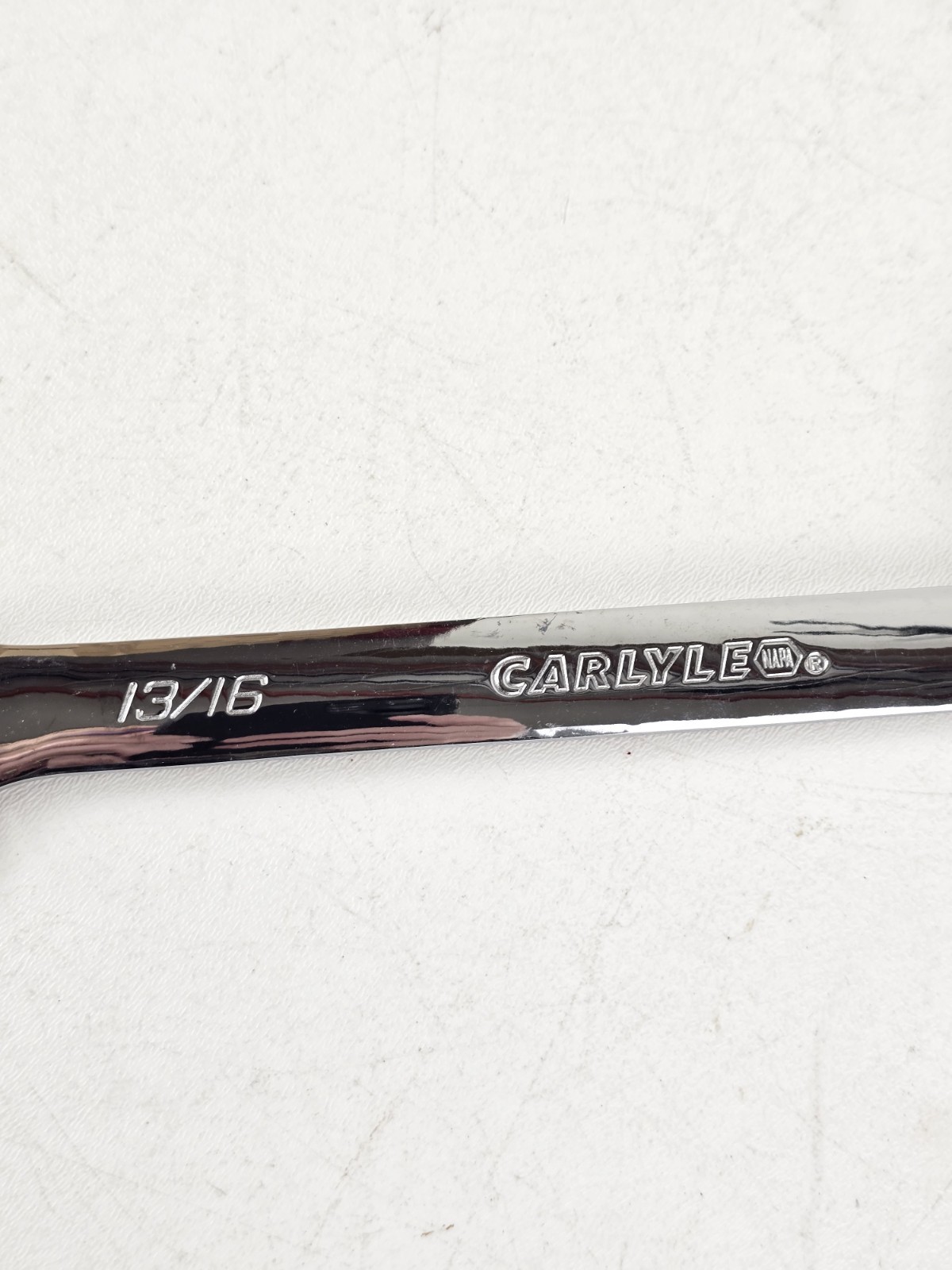 NAPA Carlyle SAE Combination Wrench 12 Pt 13/16″ CWLNS126 Polish Chrome Non Slip