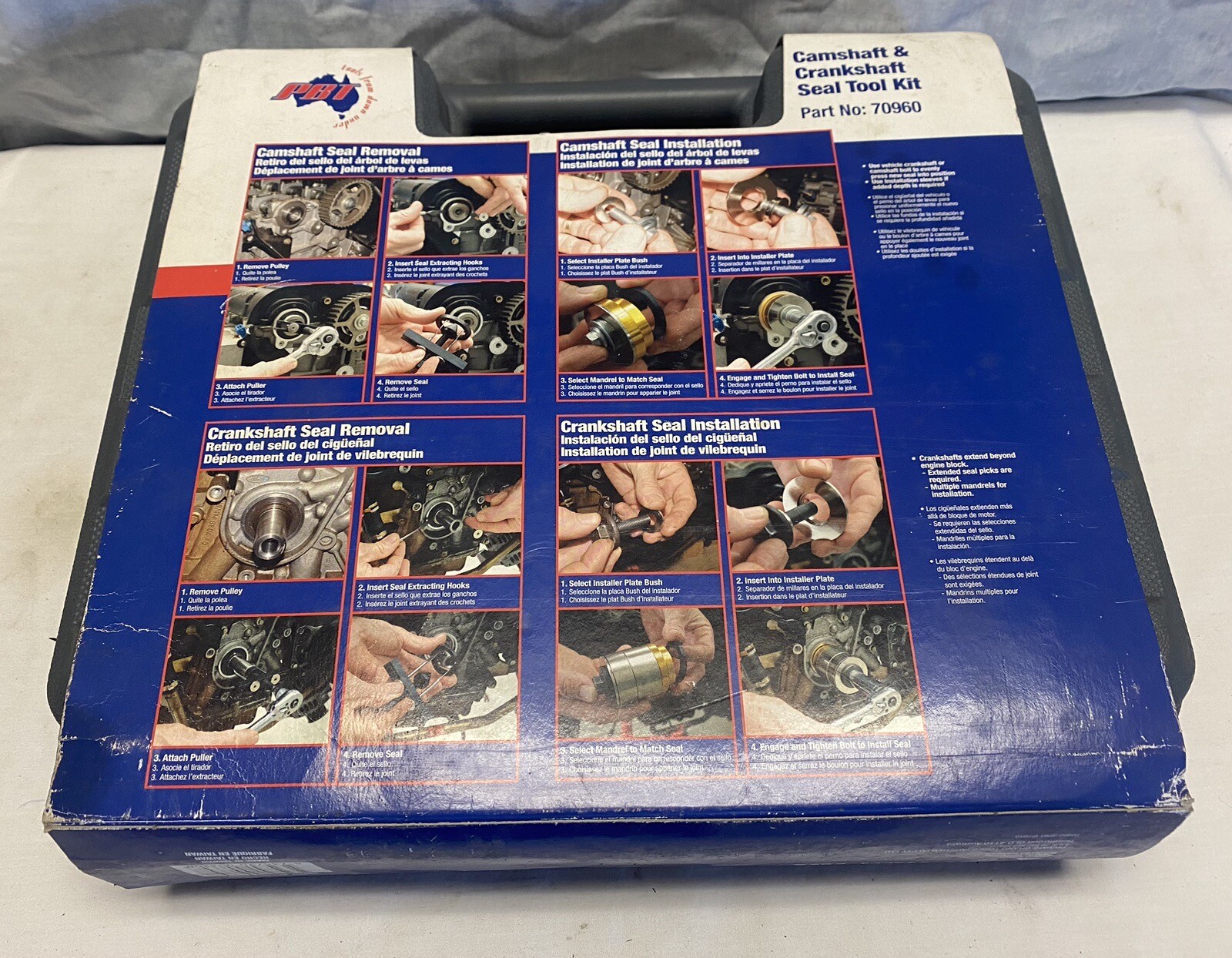 NEW Private Brand Tools Cam/Crank Shaft Seal Tool Kit PBT 70960 (418)
