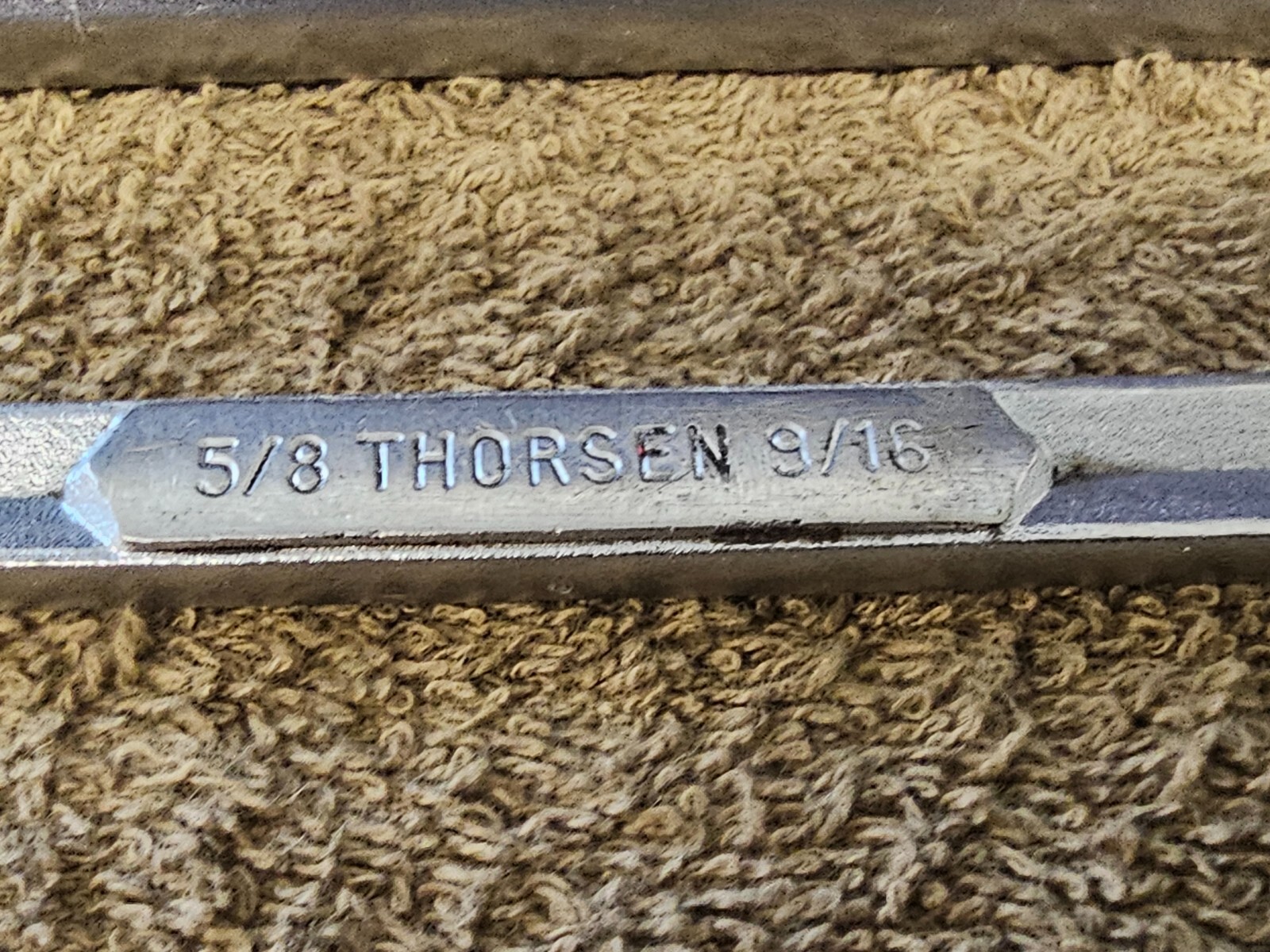 2 Thorsen Combination Open End Wrench Set 2032 1″ 3018 5/8″ 9/16″ SAE USA 12 PT