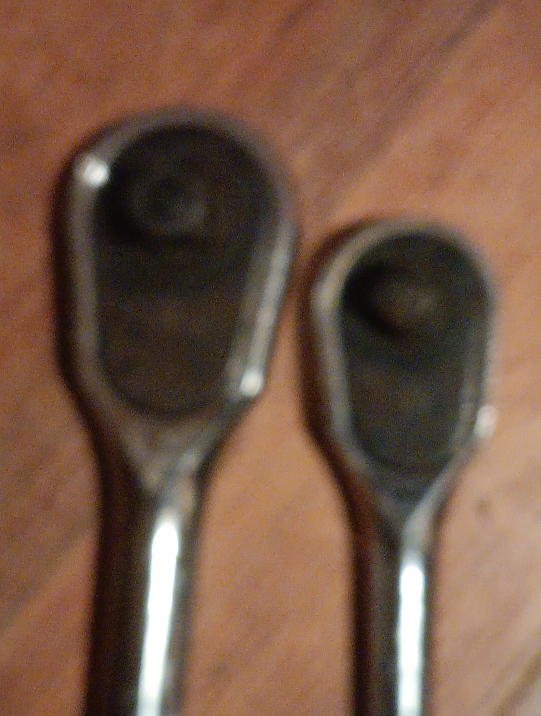 Vtg Husky Black&Chrome Ratchet 1/2″Drive 24800 10″ Long+3/8″ Drive 22800 7 3/4″