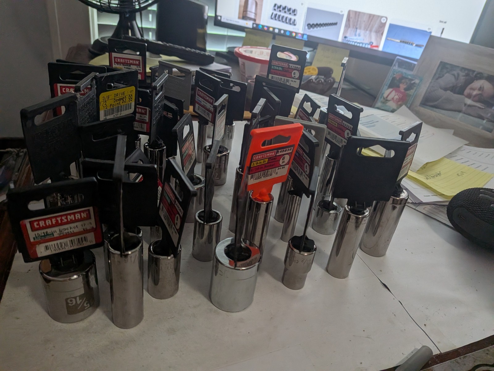 Large Lot of Craftsman Sockets & Extensions All NEW