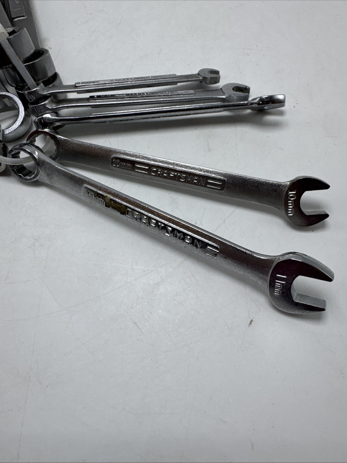 Craftsman Overdrive 11 Piece Metric Combination Wrench Set 6mm – 19mm USA