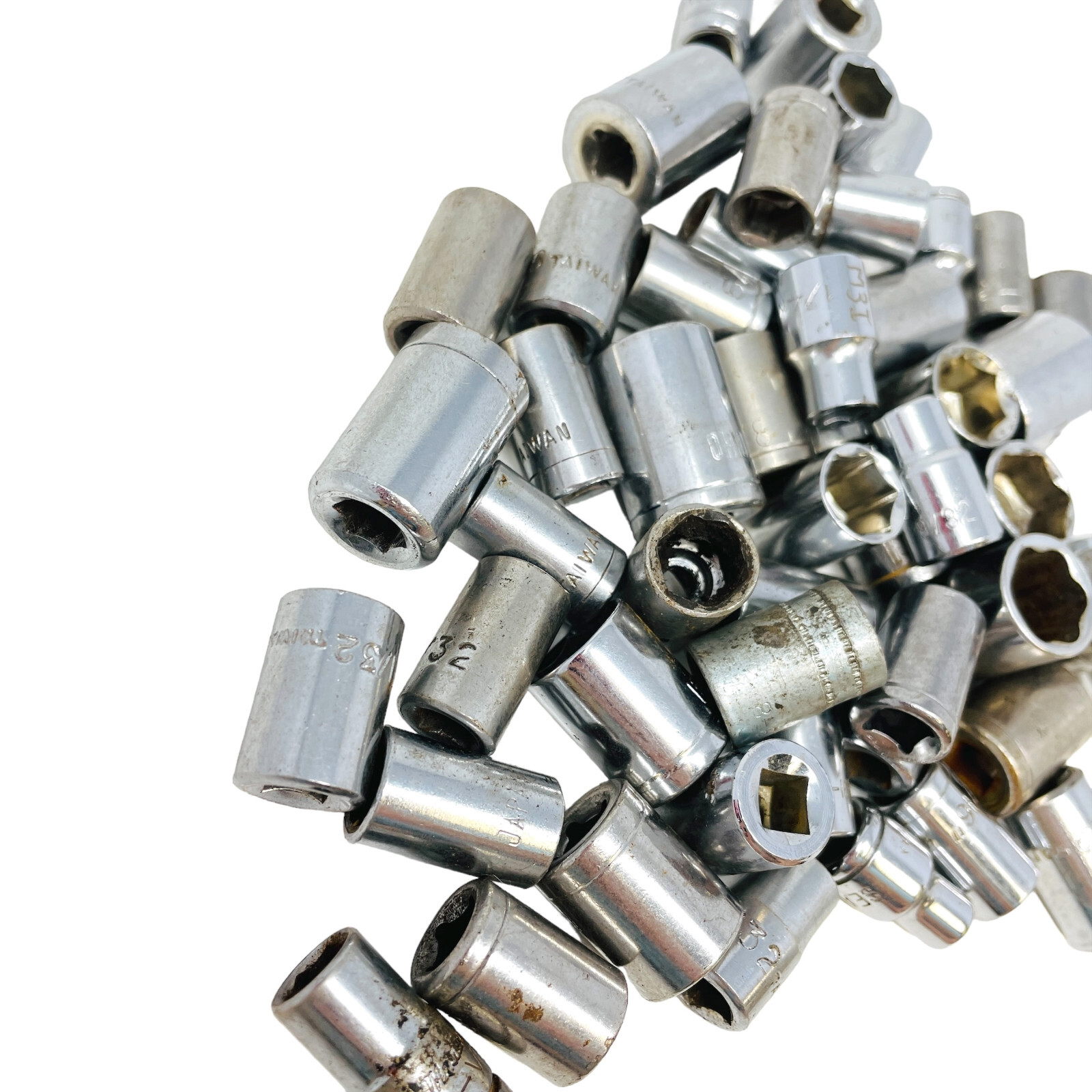 48 Pcs KAL and Assorted 14mm, 11/32 in, 3/8 in, 1/2 in Socket Set