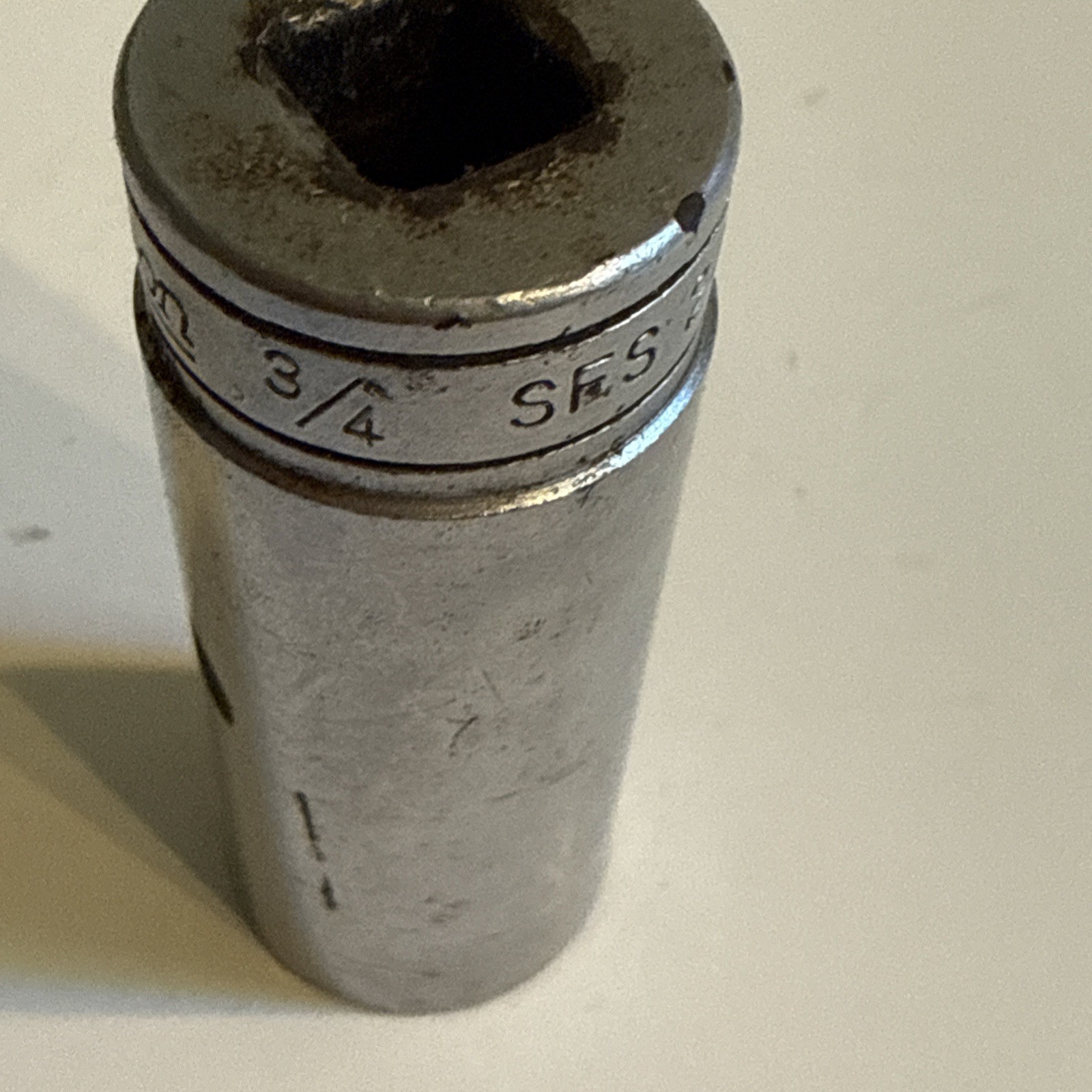 Snap-on Tools SFS241 3/8 Drive 3/4″ SAE 6-Point Deep Chrome Socket
