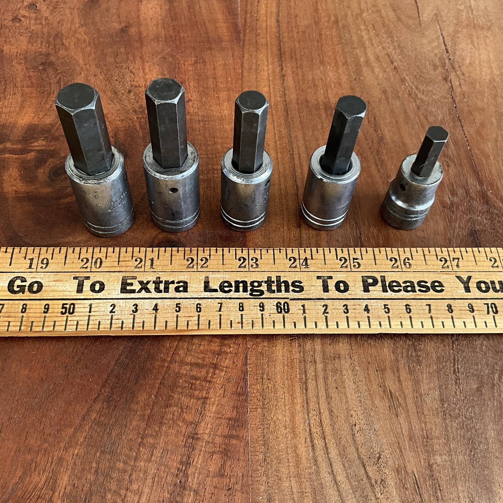 PROTO PROFESSIONAL 1/2″ DR 5PC HEX DRIVER 9/16″,5/8″, 1/2″ x 2, Armstrong 3/8″