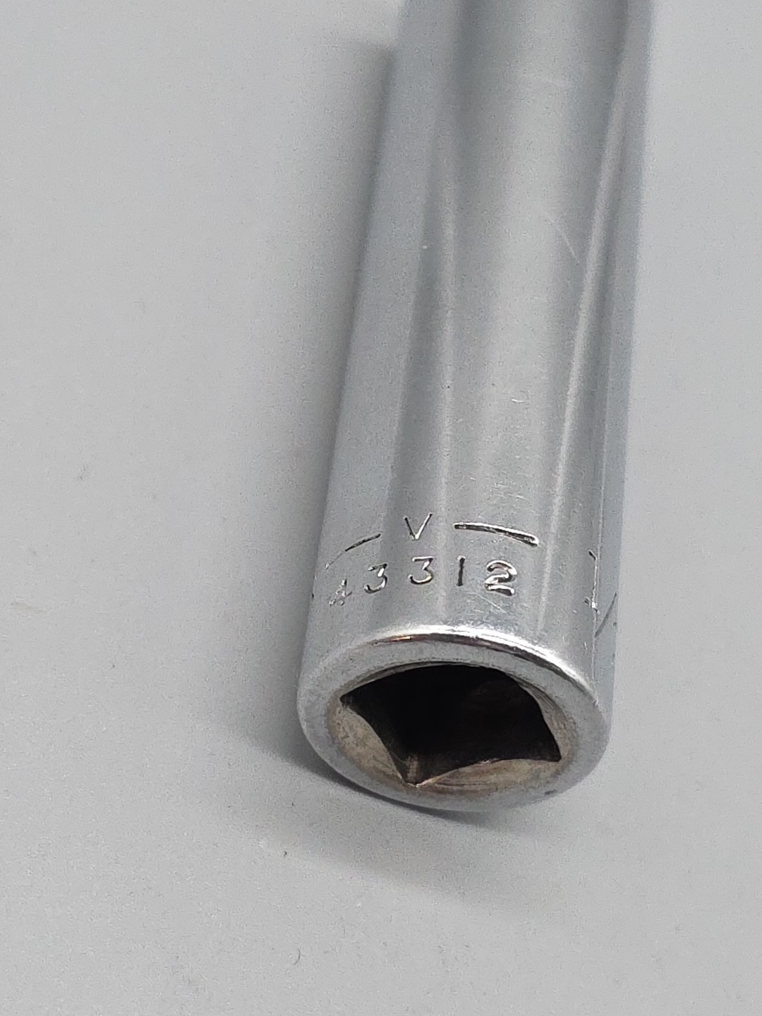 Craftsman Tools 1/2″ 12 Point Deep Chrome Socket 3/8″ Drive V-43312 USA