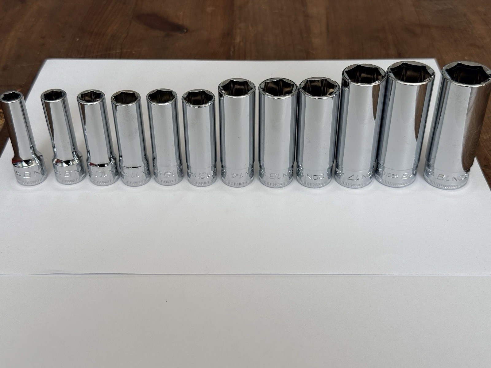 ICON 3/8” Drive 6Pt Metric Shallow & Deep Socket Chrome – Choose Size mm